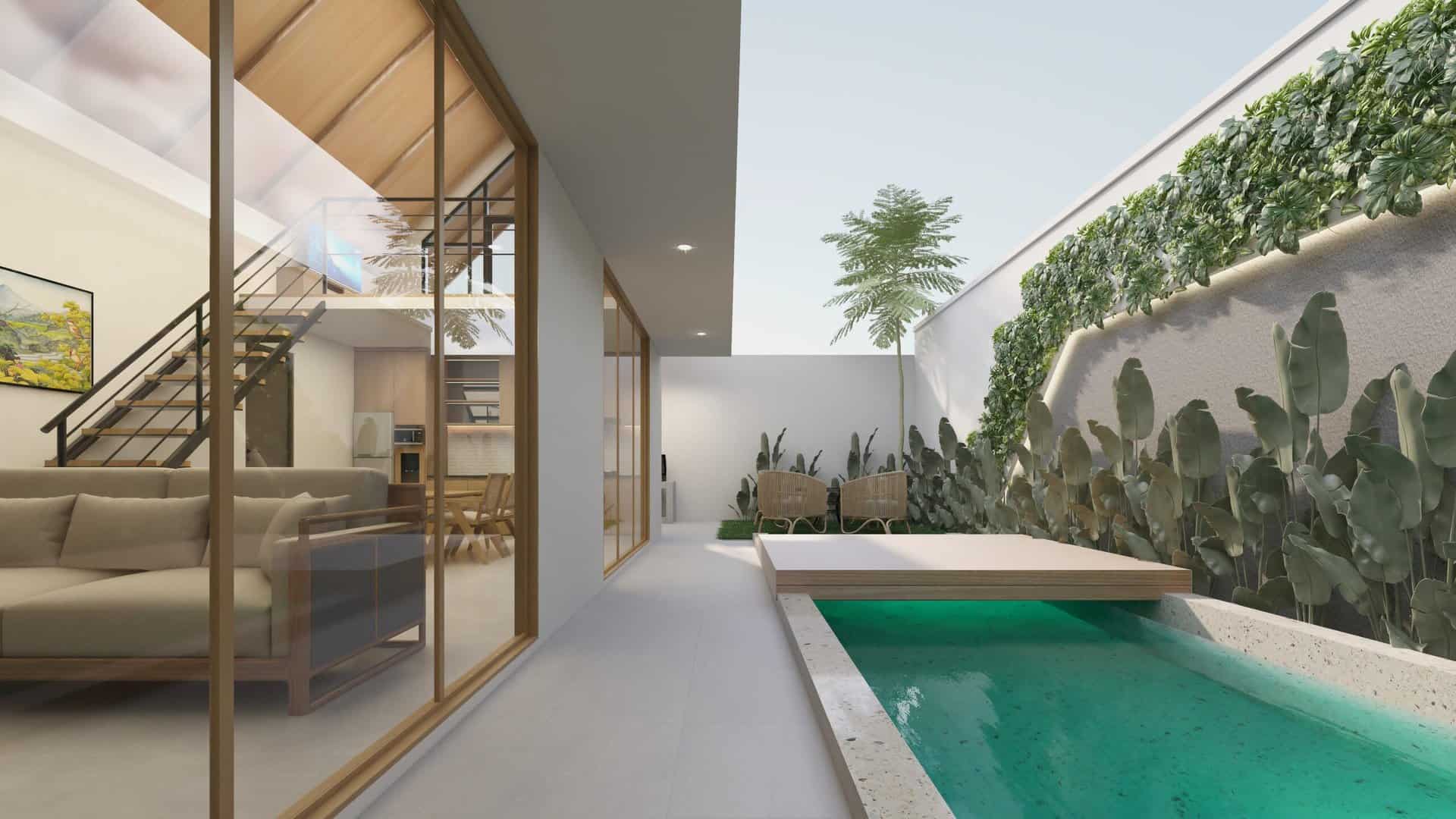 MODERN TROPICAL 1.5 BEDROOM VILLA FOR SALE LEASEHOLD IN SEMINYAK BE-1947 